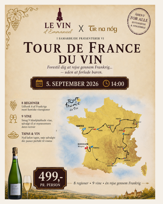 Fransk vinsmaning in Tír na nÓg - 5 September 2026